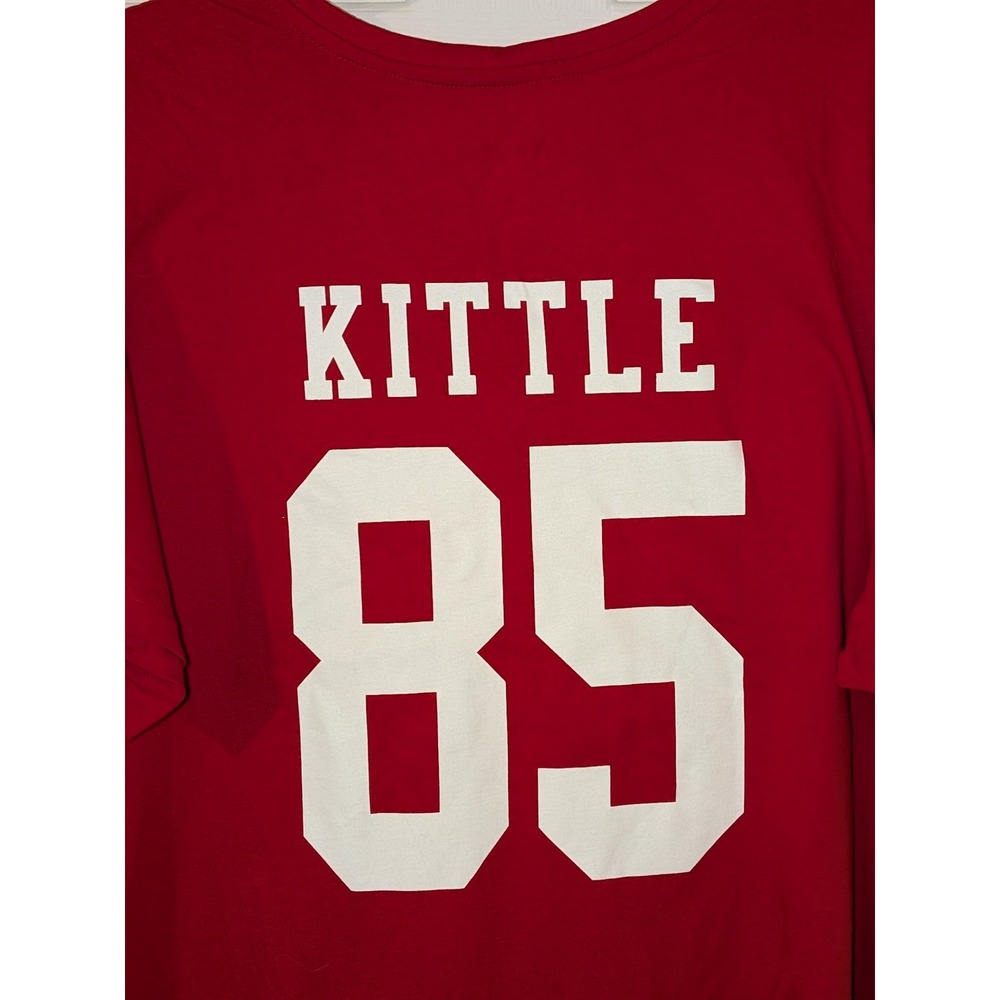 Fanatics 49ers Kittle 85 NFL T-Shirt V-Neck Top Football Jersey 3X NWT - Picture 6 of 9
